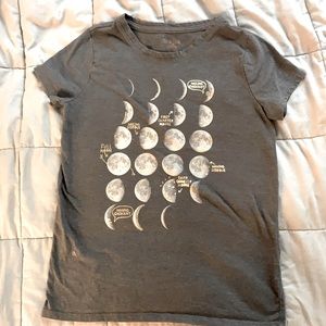 Cat and Jack moon phases shirt